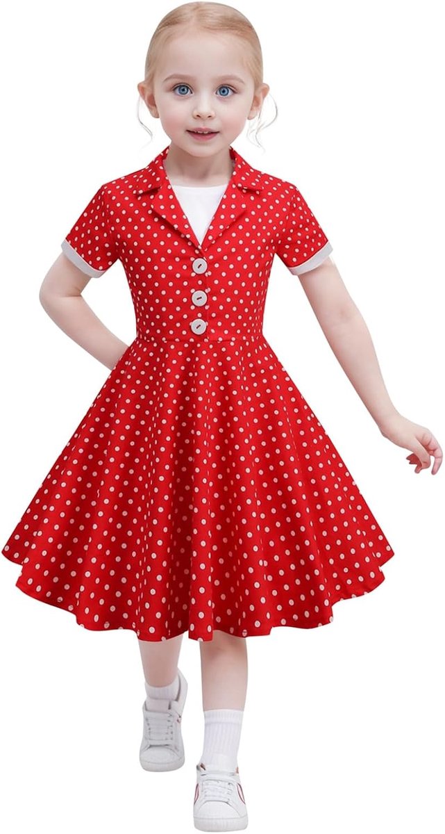Prinsessenjurk voor meisjes, ceremonie, avond, communie, Kerstmis, avondjurk, satijn, kant, pofmouwen, lange mouwen, klein meisje, koningin, bruiloft, elegant, A35