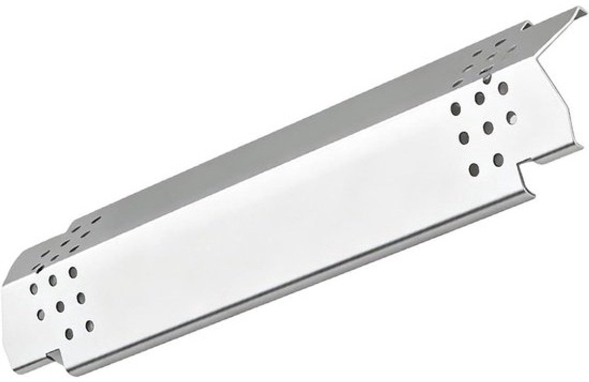 Grill Hitte Schild - BBQ Onderdeel - Gelijkmatige Hitte - Vlam Controle - 38 x 12 x 5 cm - Zwart