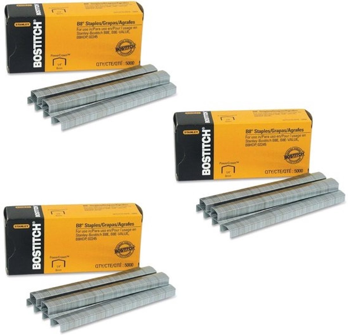 Premium nietjes 6mm / 0.25 Inch beenlengte - 10.000 stuks nietmachine nietjes