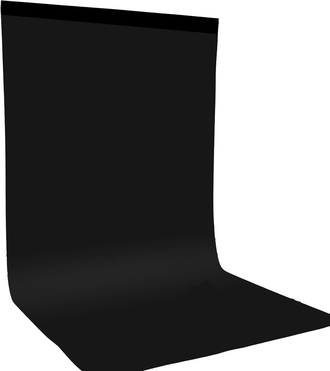 Fotoachtergrond, zwart, 3 x 6 m, zwarte fotoachtergrond, grote fotografie-achtergrond, zwart, wasbaar, polyester achtergrond voor fotostudio, fotoshoot, video, modefotografie