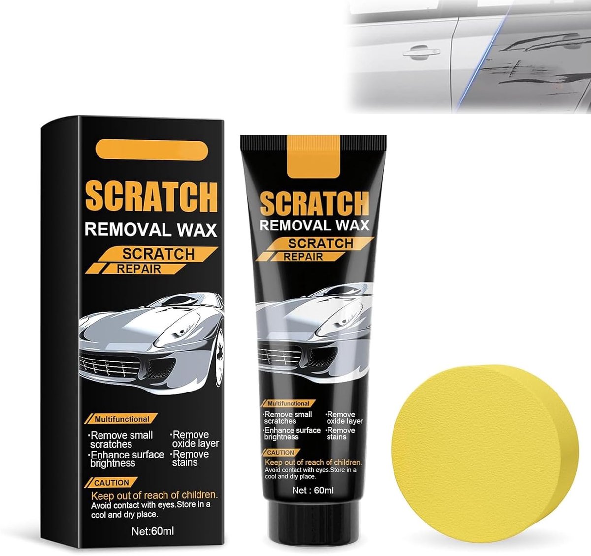 Diepe Autokras,Verwijder Autokras,2026 Auto Kras Verwijderaar,Model Crème voor Autokras Reparatie,Anti-Kras Verwijderingspasta voor Reparatie,Kras Verwijderende Pasta