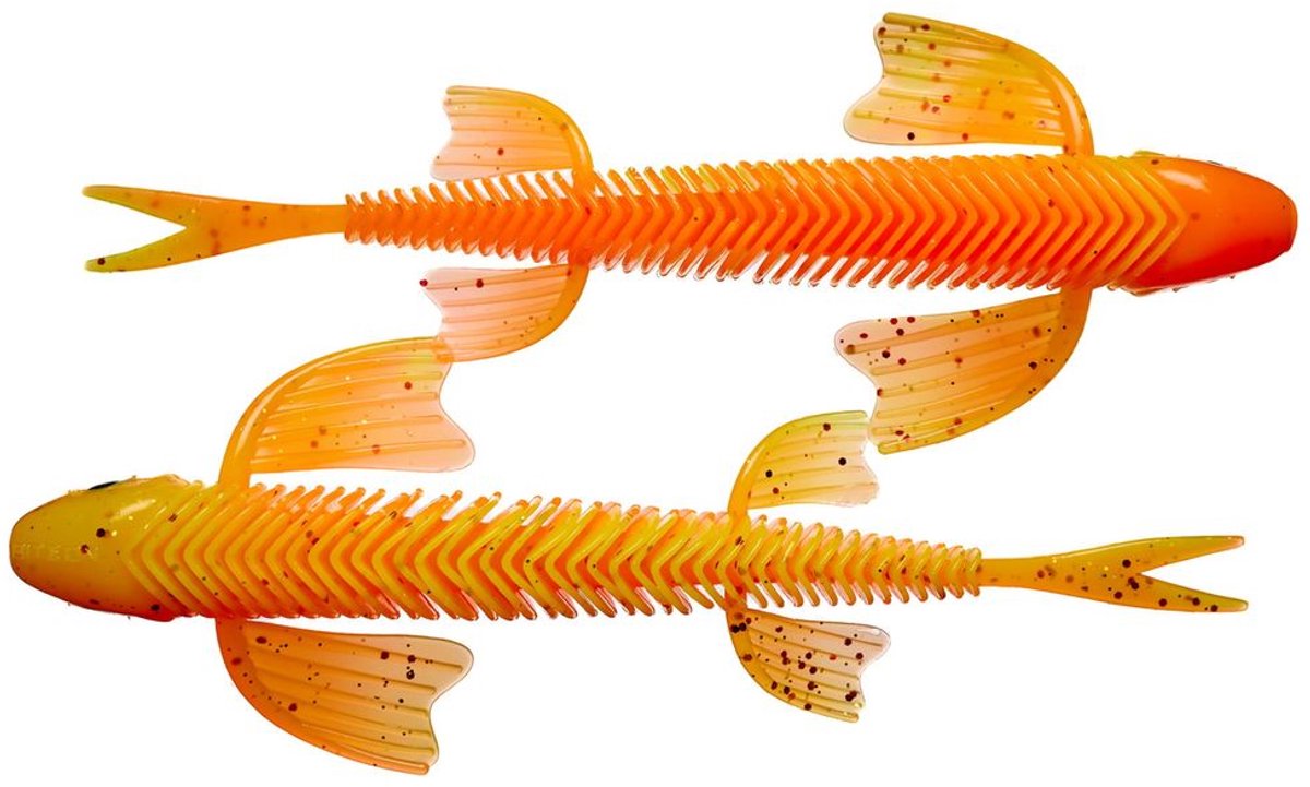 Bite On Fury Softbait Orange Ray 9cm Orange Ray