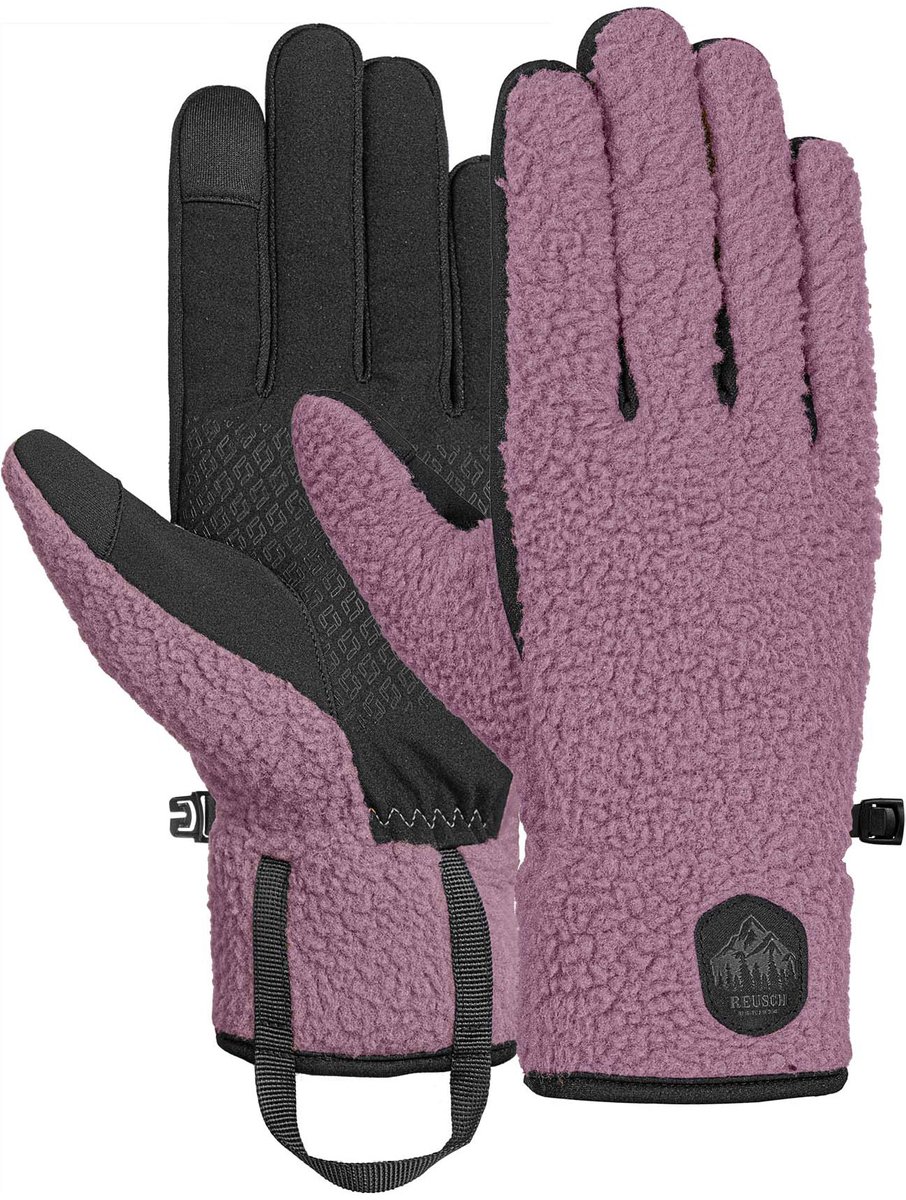 Reusch Teddy-Fleece-Handschuhe Comfleece TOUCH-TEC Grijs