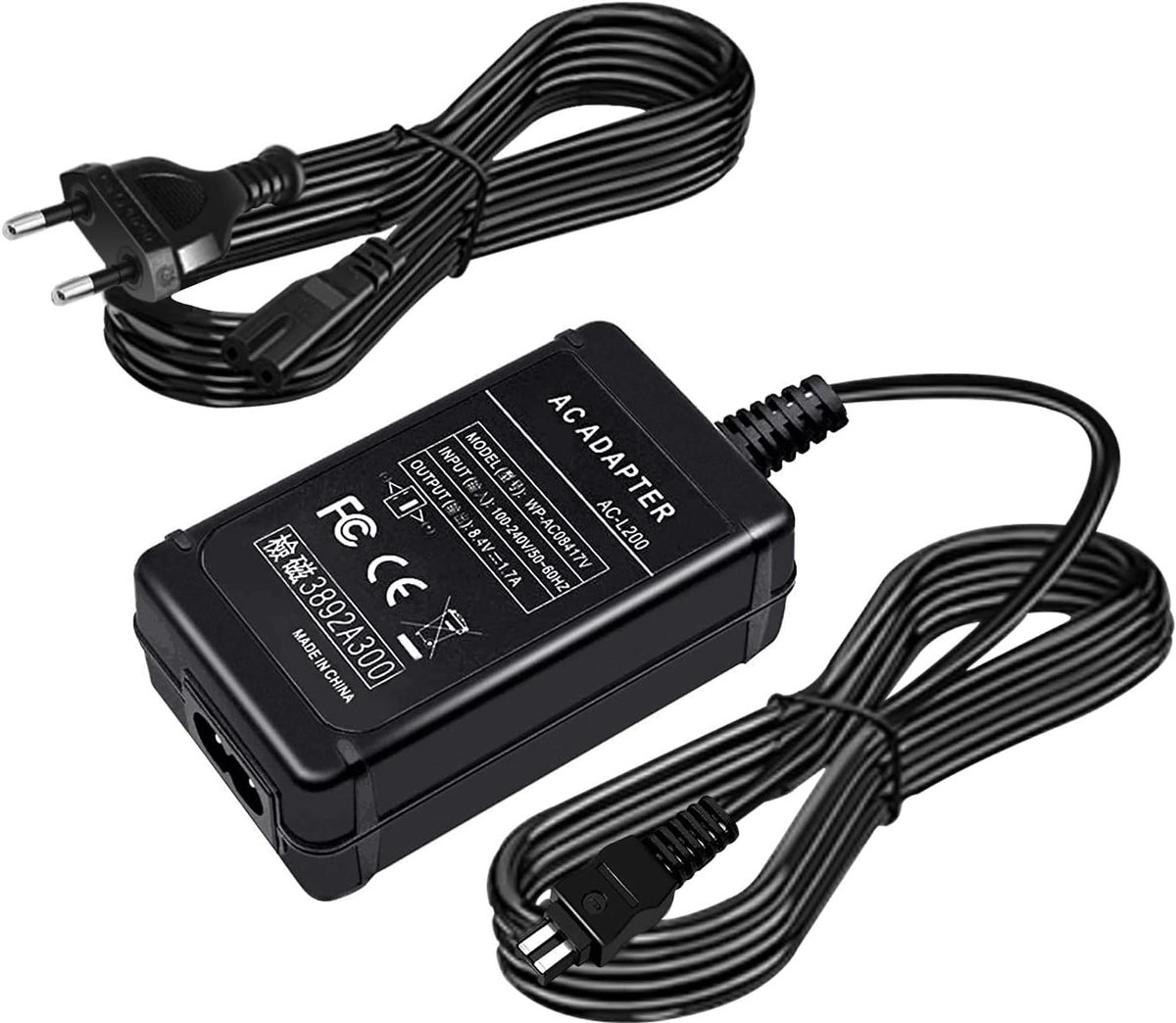 voeding kit voor Sony Handycam DCR-DVD7 DVD105 DVD108 DVD203 DVD205 DCR-SR45 DCR-SR47 DCR-SR68 DCR-SR80 Camera's Camcorder