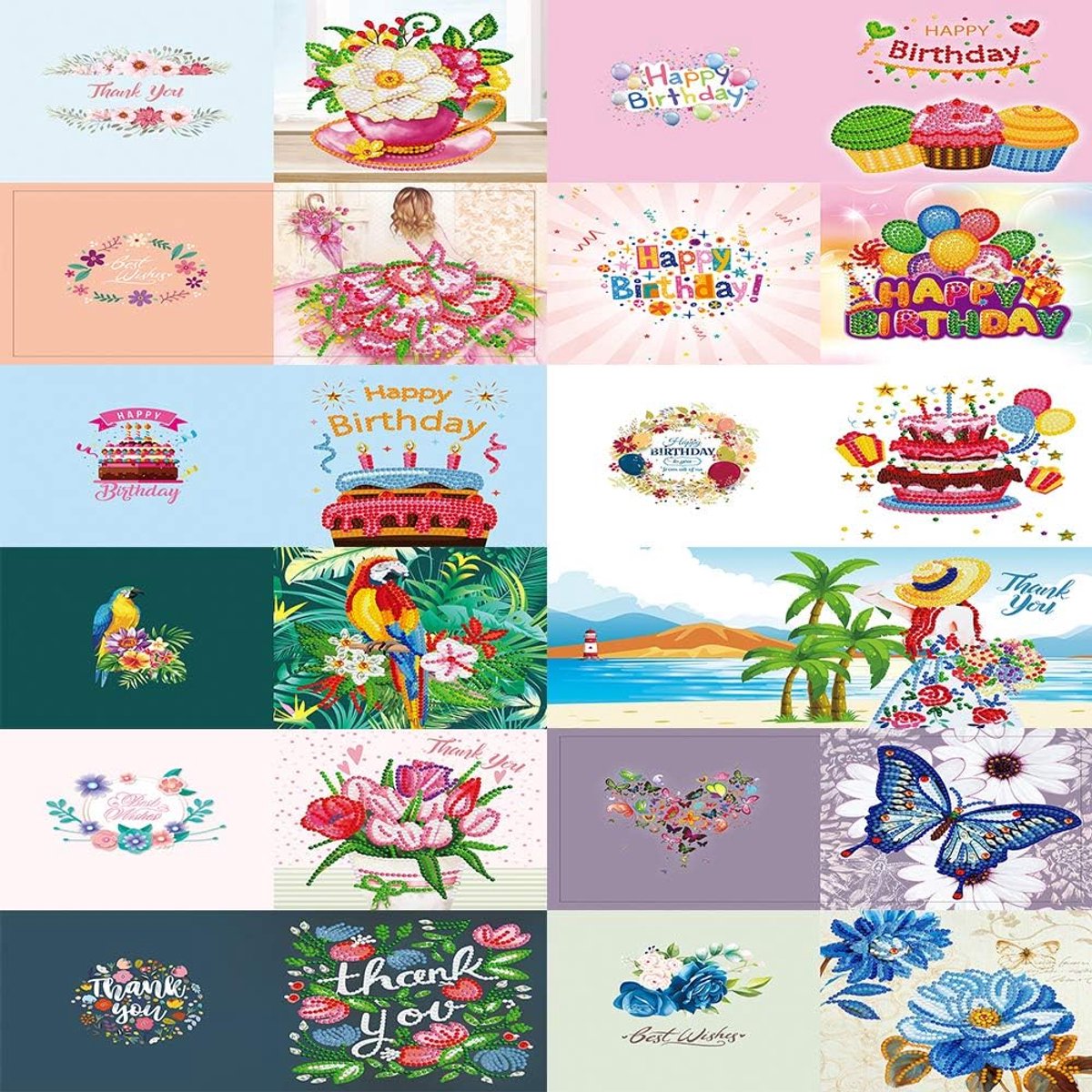 Wenskaarten, verjaardagskaarten, bedankkaarten, geborduurde kaart, handgemaakt, knutselwerk, creatieve kerstkaarten, handwerk met mozaïek van