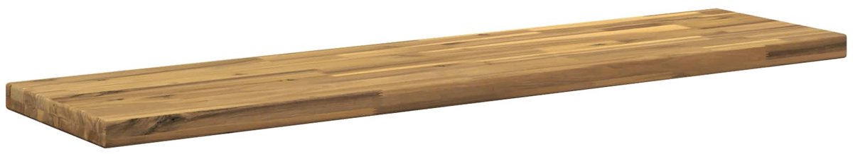 vidaXL Rechthoekig - Tafelblad - 130 - x - 20 - x - 3,2 - cm - Rechthoekig Witgewassen