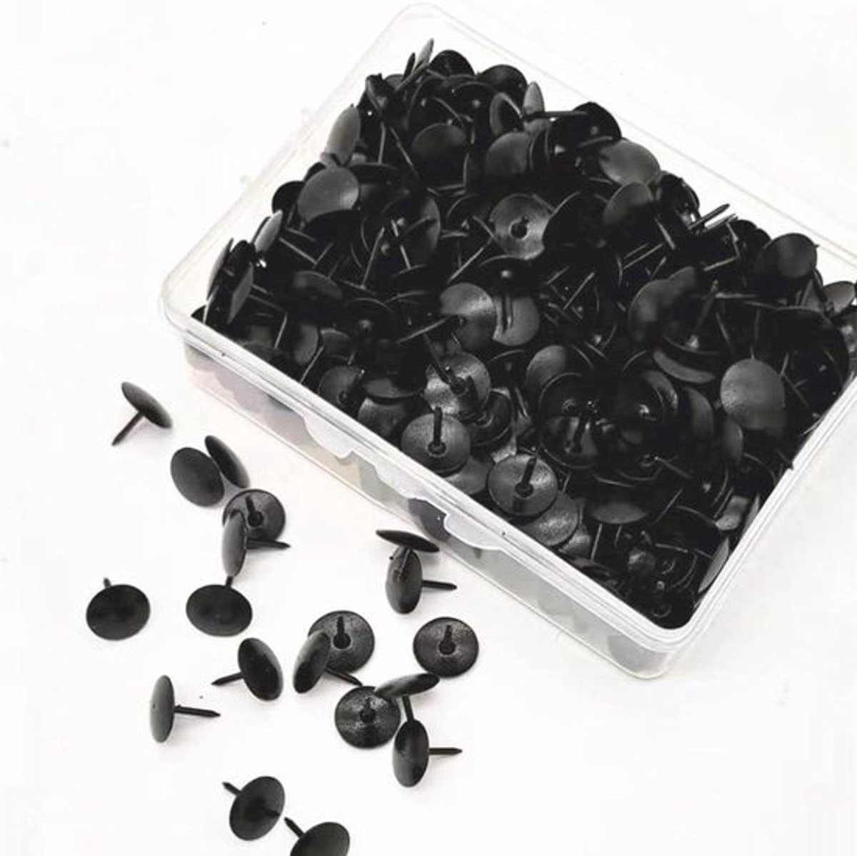 Metalen Punaises - Duimnagels Decoratie - Doe-het-zelf Werk - Robuust en Duurzaam - 400 Stuks - Zwart