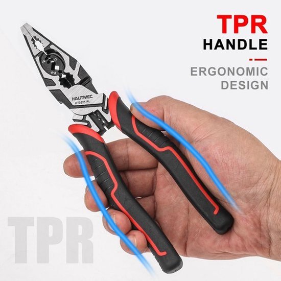 Multifunctionele Combinatietang 8 Inch - Met Griptangen en Snijfunctie — afbeelding 2