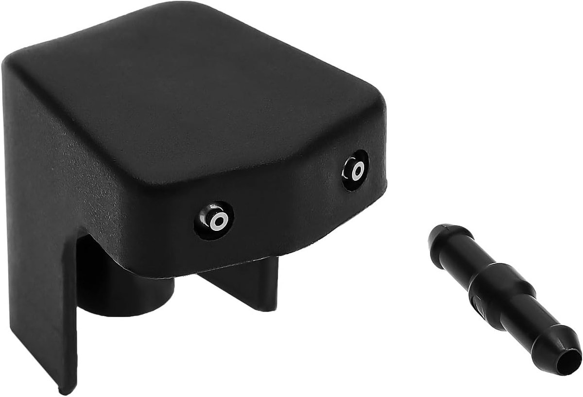 Dailygoods- Wasmachine Nozzle - Voorruit Sproeier - Slangconnector - Compatibel met Land Rover Defender - Duurzaam Kunststof - Eenvoudig te Installere