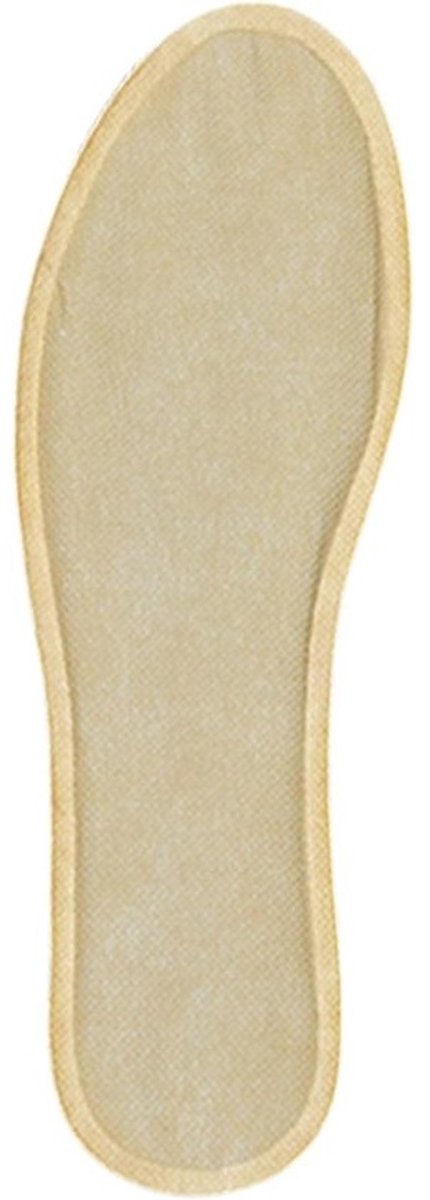 Zelfverwarmende Inlegzolen - Voetwarmers - Warmte Bieden - Onmiddellijke Warmte - Unisex Maat - Naturel