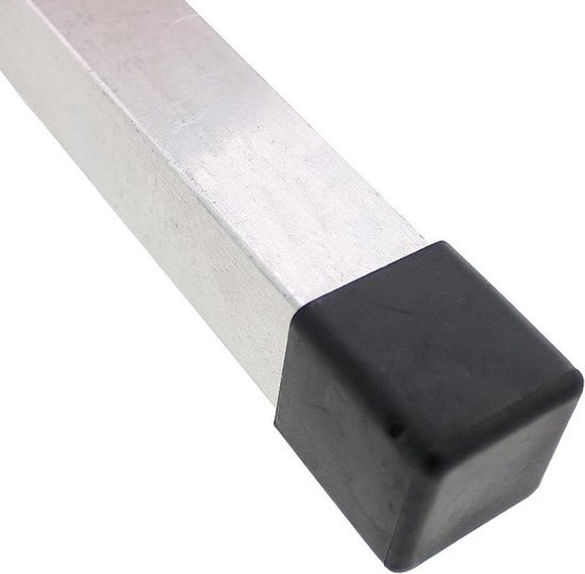 Rubberen Beschermkappen - Eindkappen Stoelpoten - Meubels Beschermen - Vierkante Pasvorm - 30 mm - Zwart
