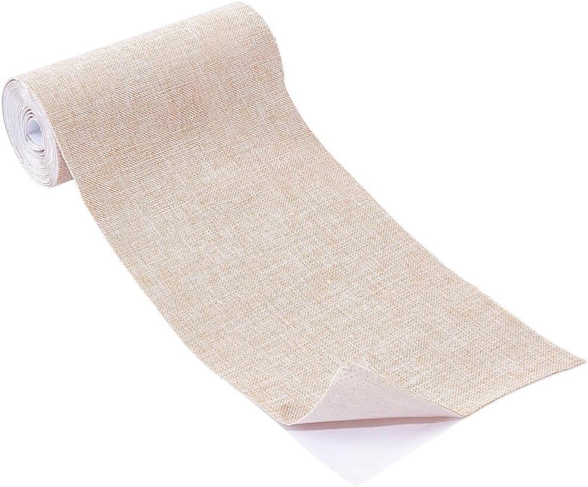 Dailygoods - Zwart Linnen Reparatietape voor Meubels
