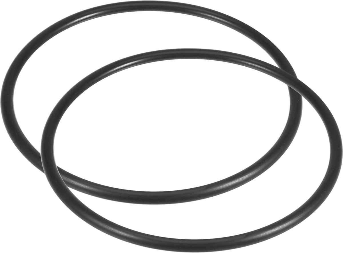 2 stuks universele naaimachine motor rekbare riem - [23" (581 mm) omtrek x 8,6 mm dik] voor huishoudelijke naaimachines accessoires gebruik, zwart