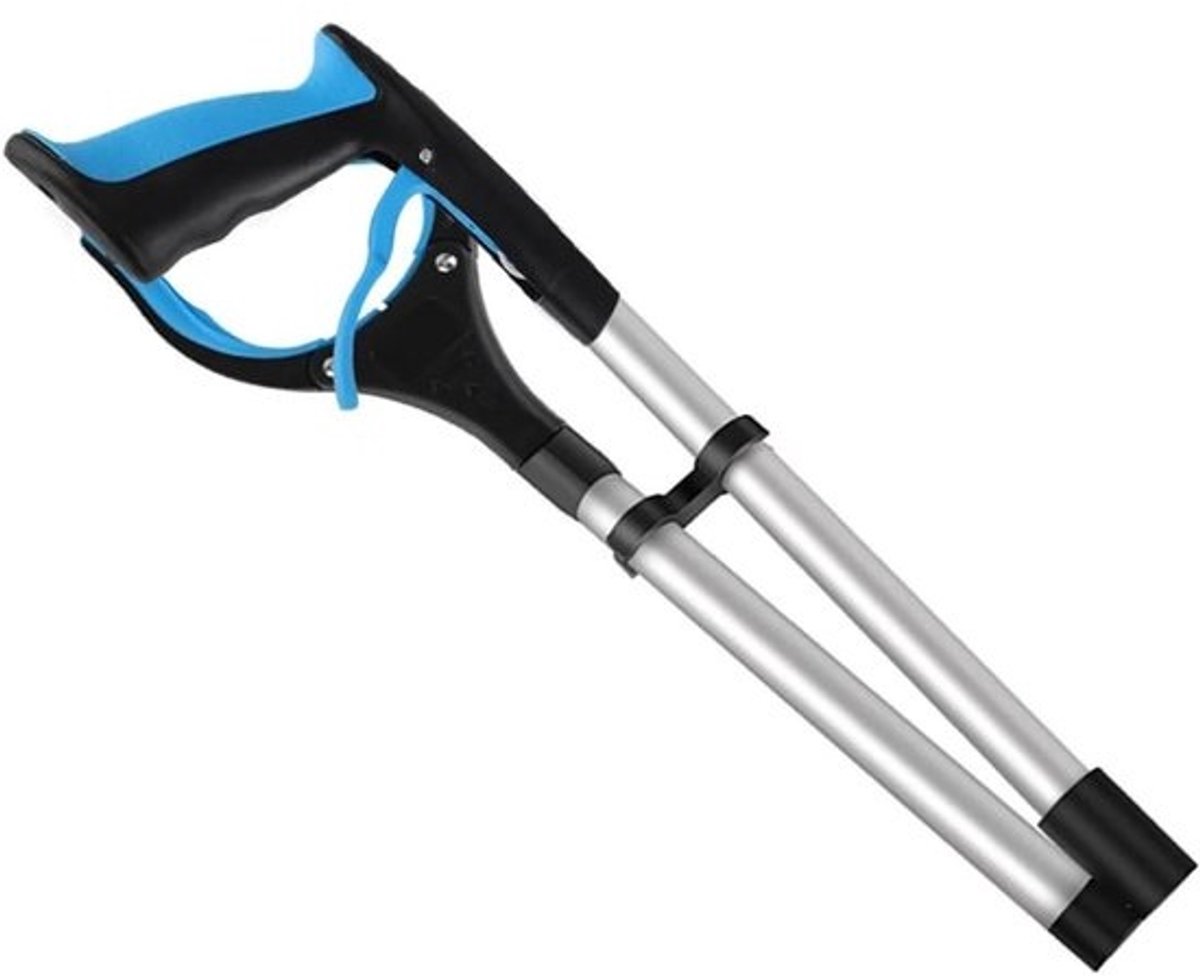 Griptang - Grijper Picker - Afval Opruimen - Inklapbaar Ontwerp - 81 cm - Blauw