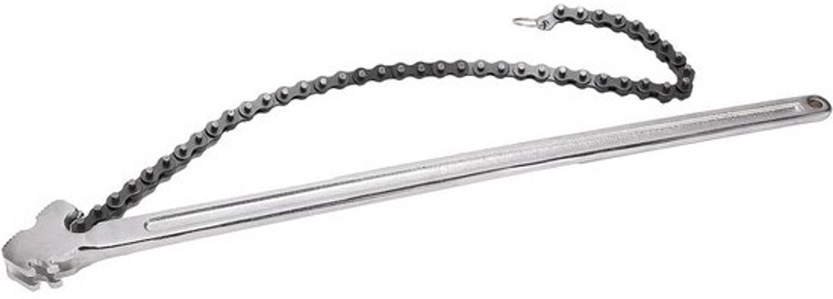 Dailygoods- Kettingsleutel Verstelbaar - Ratelende Sleutel - Lange Handgreep - Articulatiegereedschap - Voor Autoreparaties - Pijpleidinginstallaties