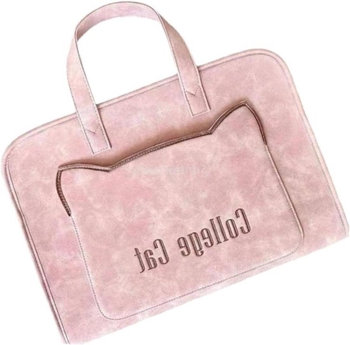 Laptoptas Heren - Aktetas Dames - Zakelijk Vervoer - Waterdicht PU Leer - 35 cm x 27 cm - Zwart