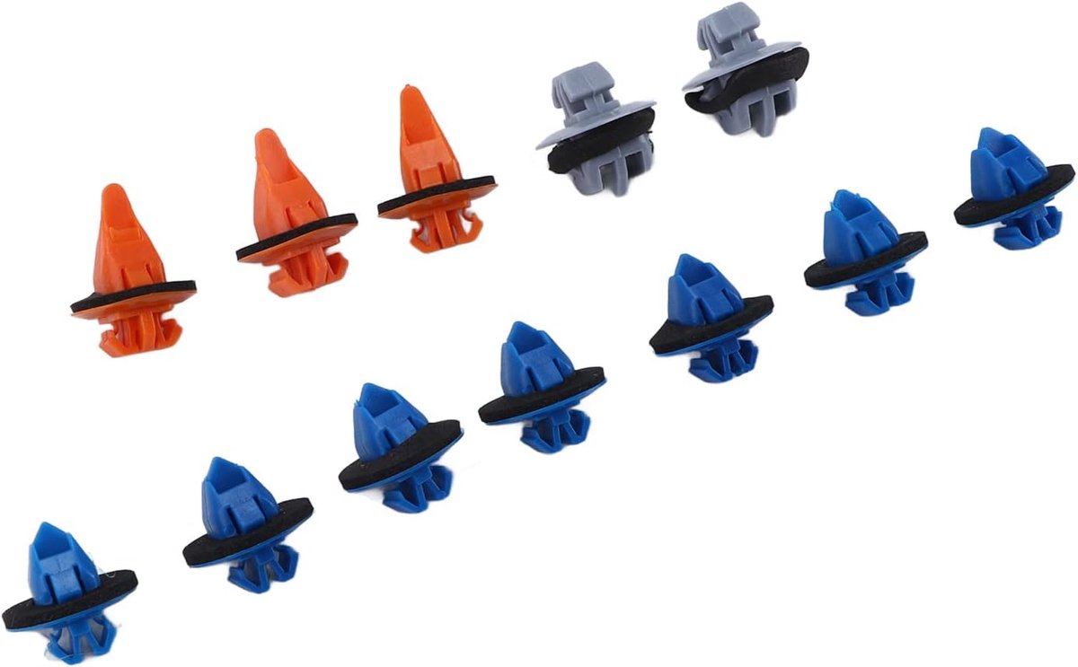 Dailygoods- Flare Panel Clips - Vervangingsset voor Prado 120 - ABS materiaal - 12 stuks - Duurzaam - Lichtgewicht - Schokbestendig - Car Clips