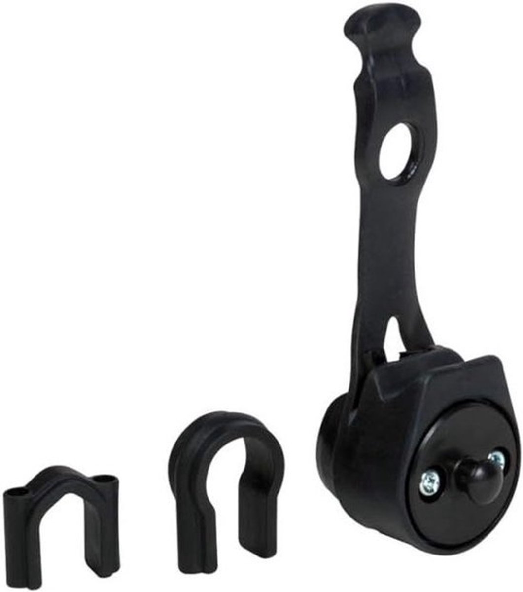 Fiets Accessoire Houder - Fietsslot Bevestiging - Fietsslot Opbergen - 3-Punts Bevestiging - 10x5x5cm - Zwart
