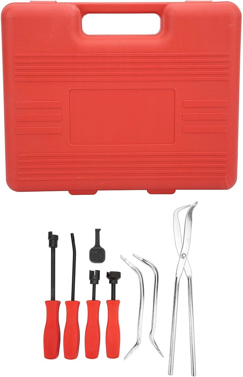 Dailygoods- Trommelrem Puller Tool Kit - 8 Stuks - Universele Aanpassings Tool - 45 Staal - Oxidatie/Chromaat Coating - Opbergdoos - Remtool