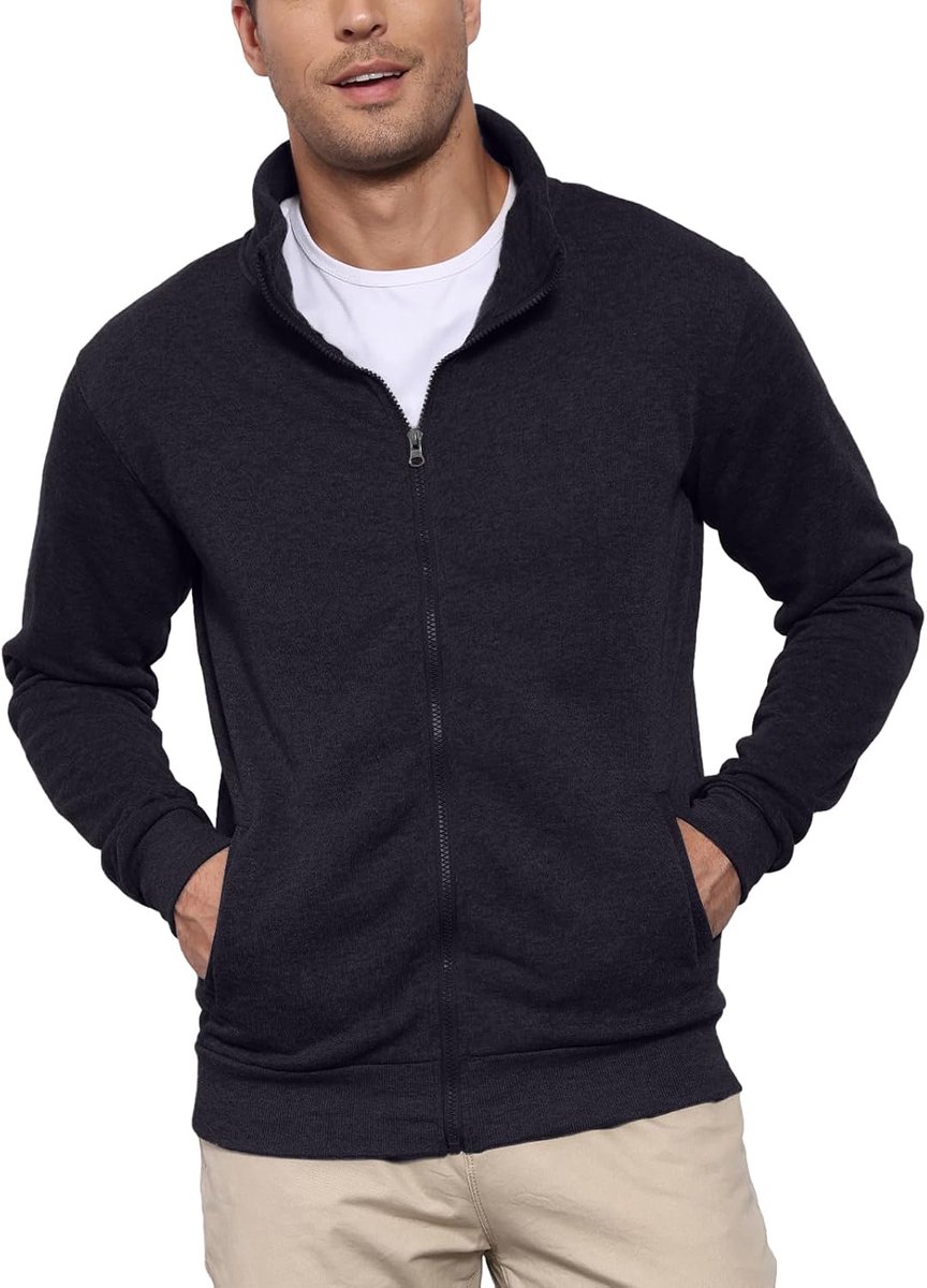 Sweatshirts Volledige Rits Trui Effen Rits Hoodies Lichtgewicht Jas Hoody M-3XL