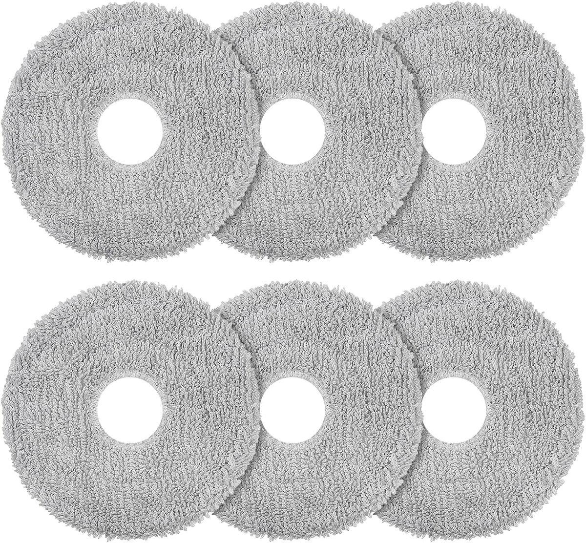 6 stuks reinigingsdoekjes, accessoireset voor X20/X30/X40/X50/S10/L10S PLUS/X40 PU, reserveonderdelen VibraRise wisserdoek, mop, wasbaar