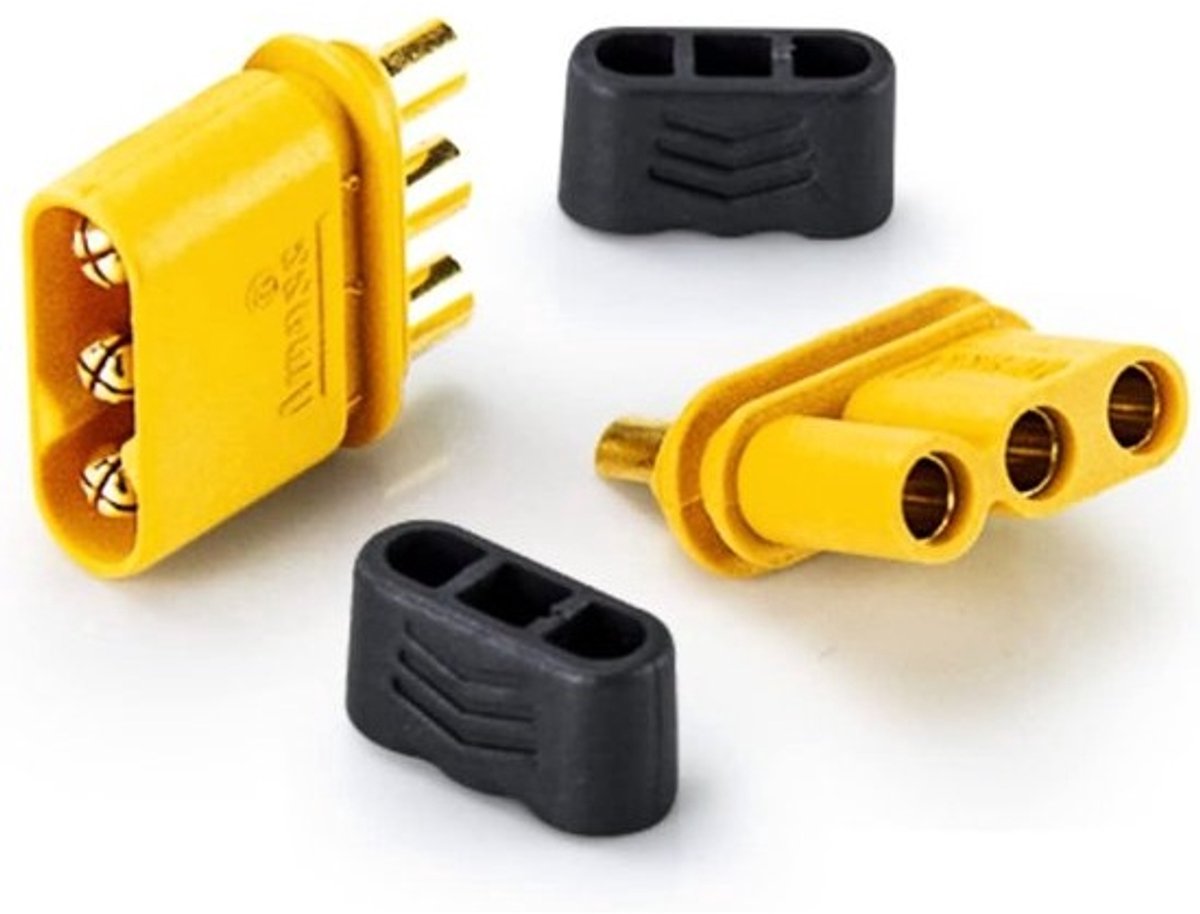 Premium 3-polige gouden stekker voor multirotor borstelloze motoren - Hoge stroom 30A