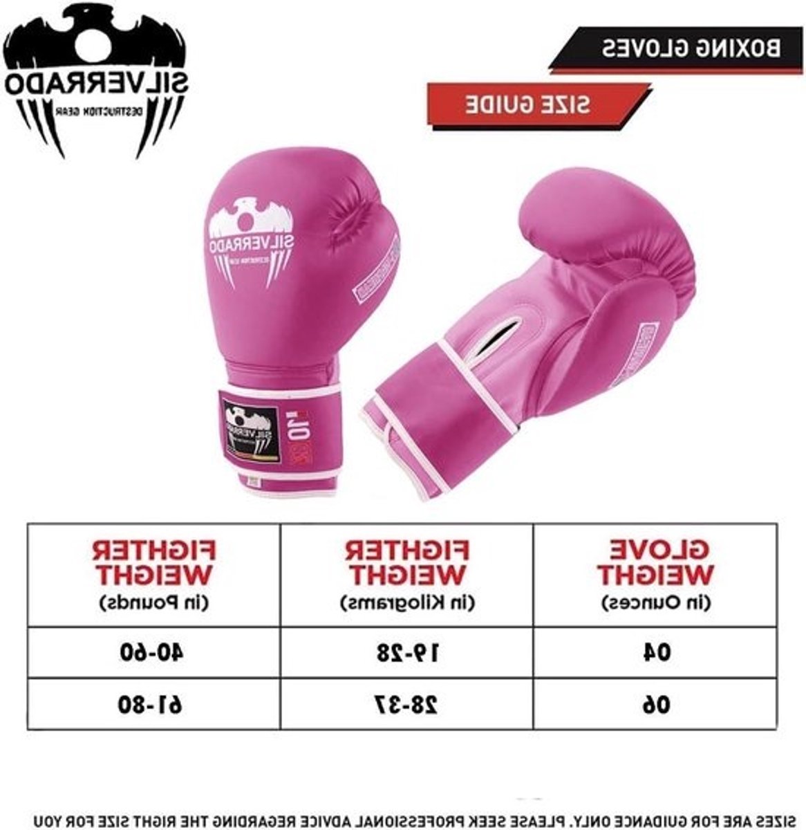 Bokshandschoenen - Vechtsport handschoenen - Training en sparring - Schokabsorberend schuim - 6 OZ - Roze
