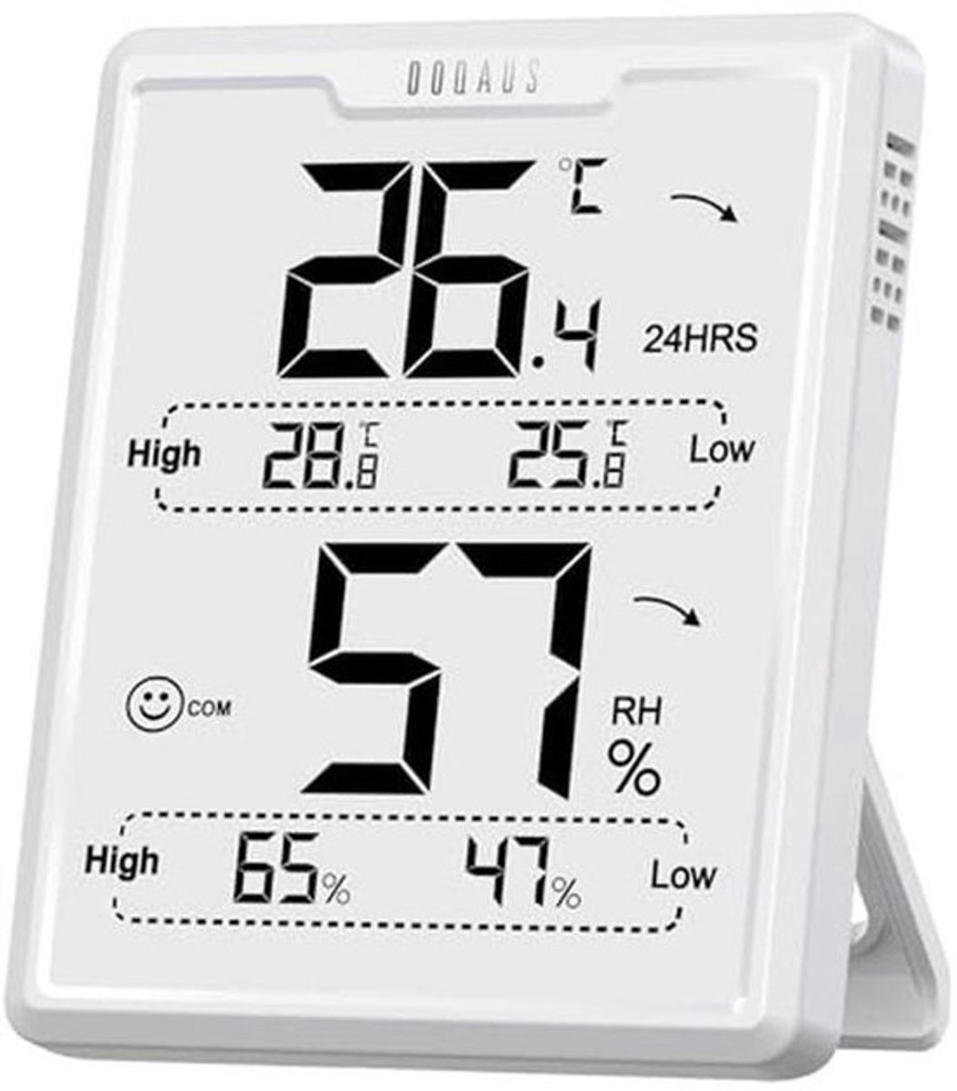 Digitale Thermo-Hygrometer voor Binnen met Hoog Laag Geschiedenis