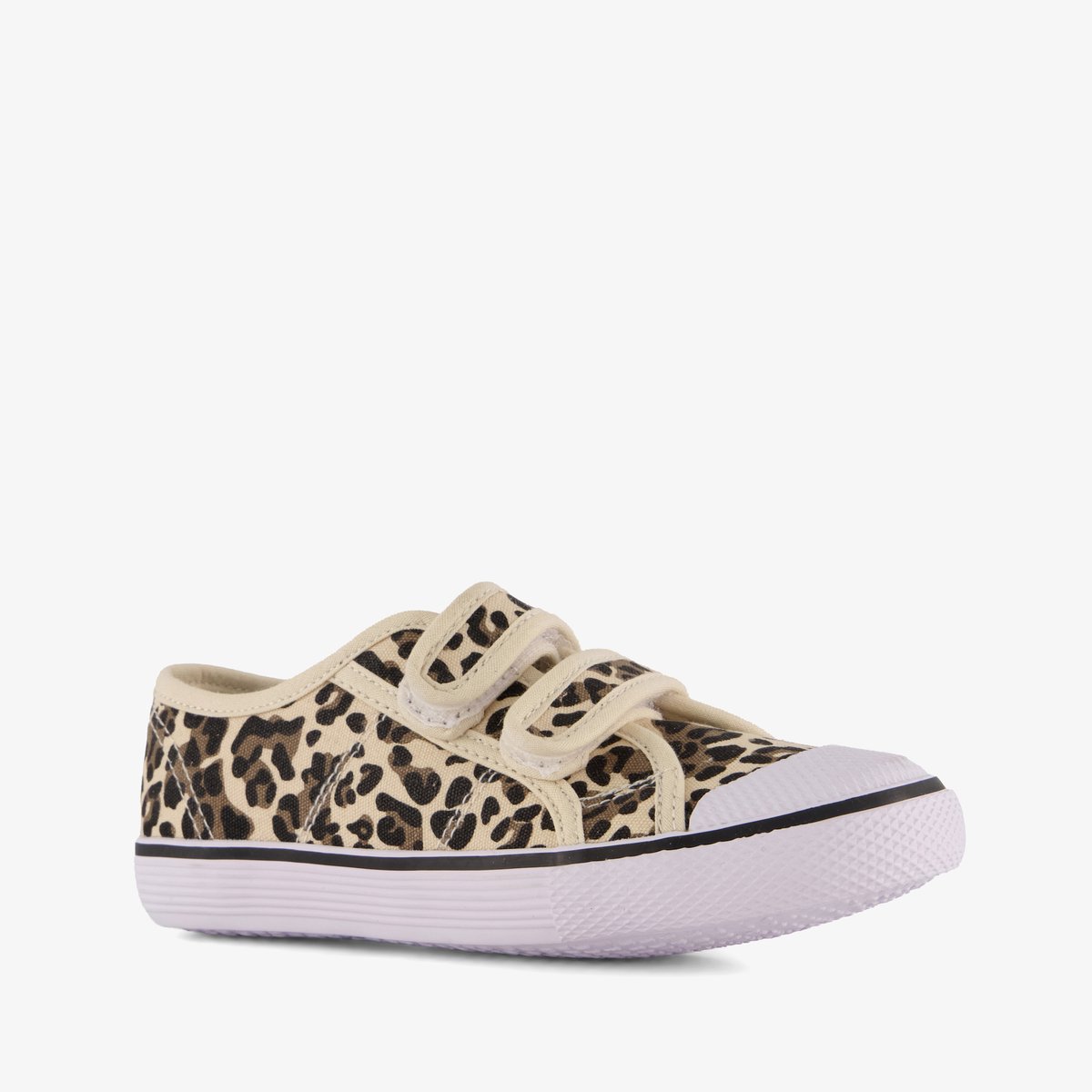 Chicane meisjes gymschoenen met panterprint beige - Maat 26