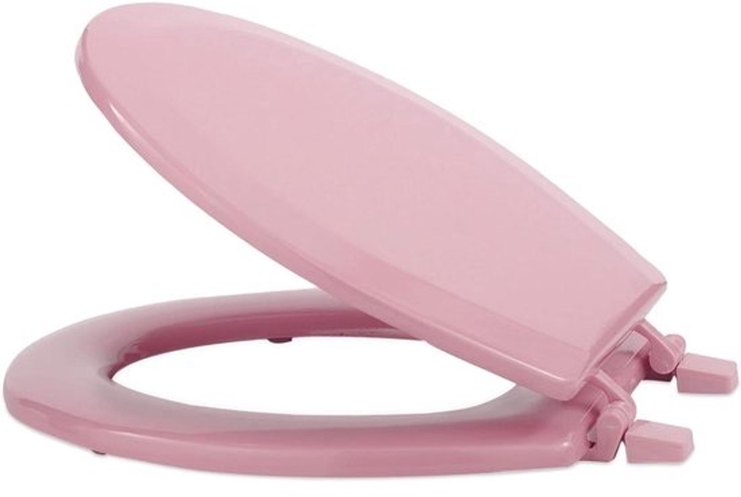Toiletbril - WC bril - Badkamer vernieuwen - Stevig houten materiaal - 17 inch - Roze