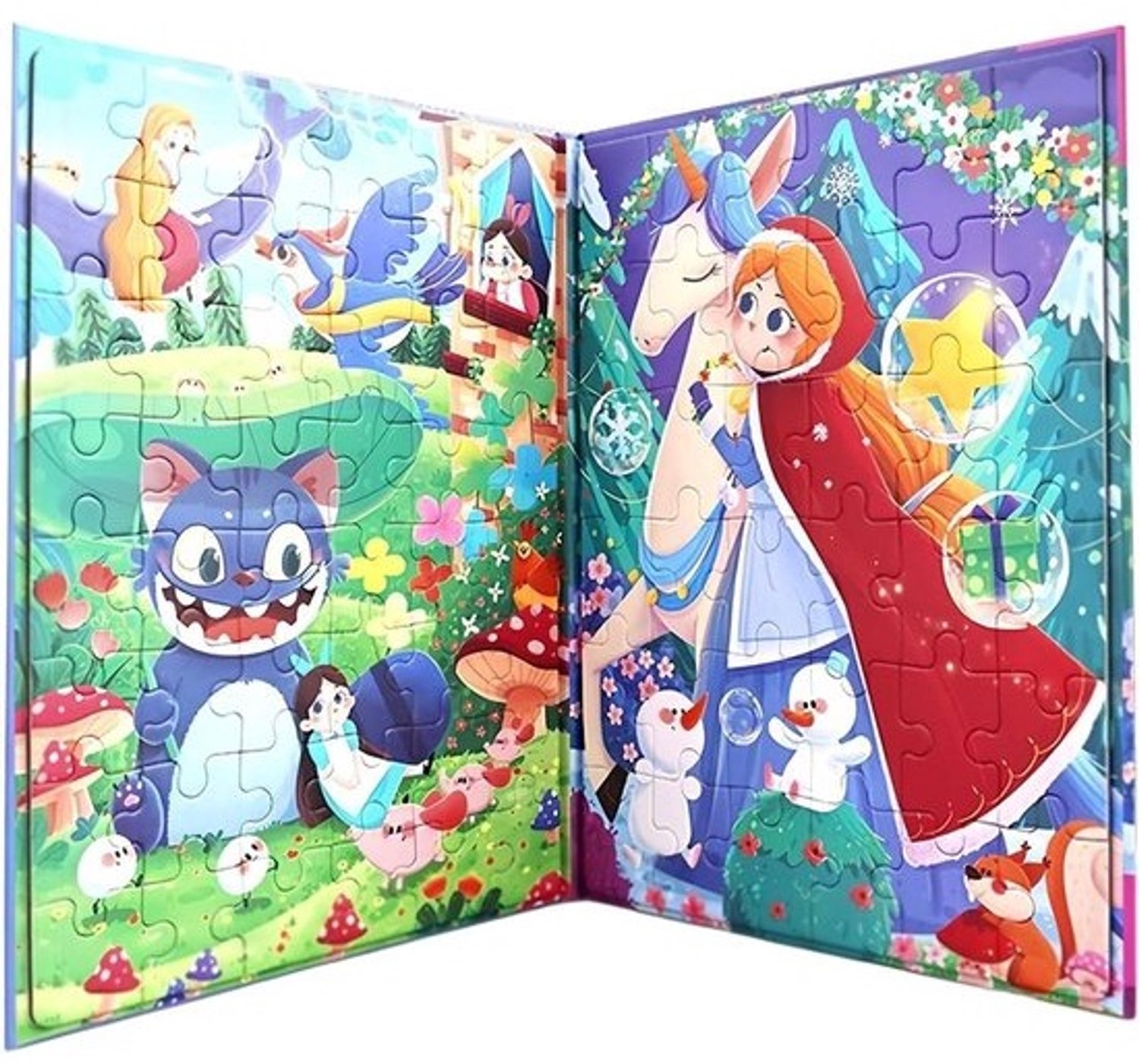 Magnetisch spel - Puzzelboek - Reisactiviteit - Logisch denken - 28.7 x 21.7 cm - Multicolor