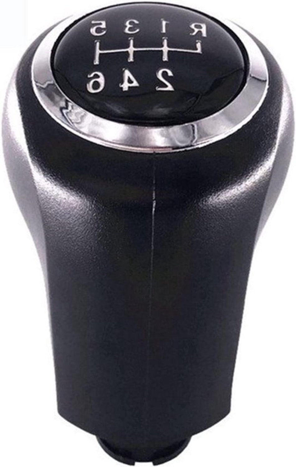 Versnellingspook Knop - Pookhoes Frame - Soepeler Schakelen - Verhoogde Wrijving - 5/6-Speed - Zwart Chroom