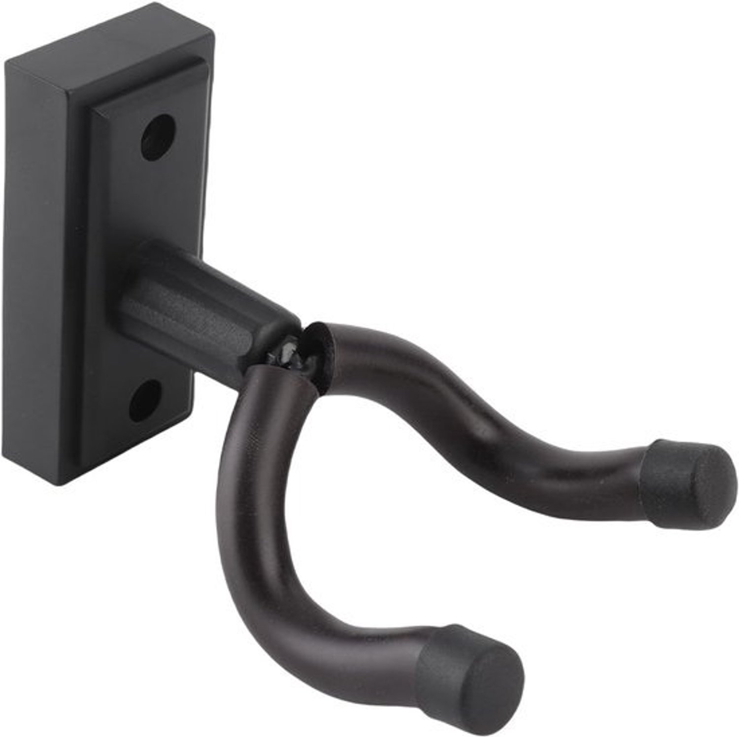 Gitaar Muurbeugel - Gitaarhaak Houder - Instrument Opslag - Siliconen Vulling - 15 x 10 x 4 cm - Zwart