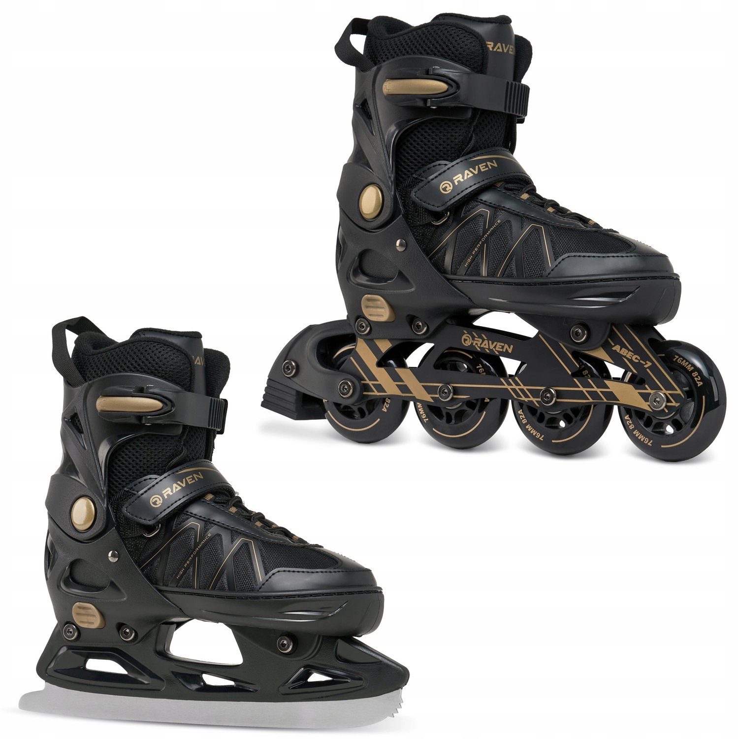 RAVEN Expert 2-in-1 Schaatsen/Skeelers