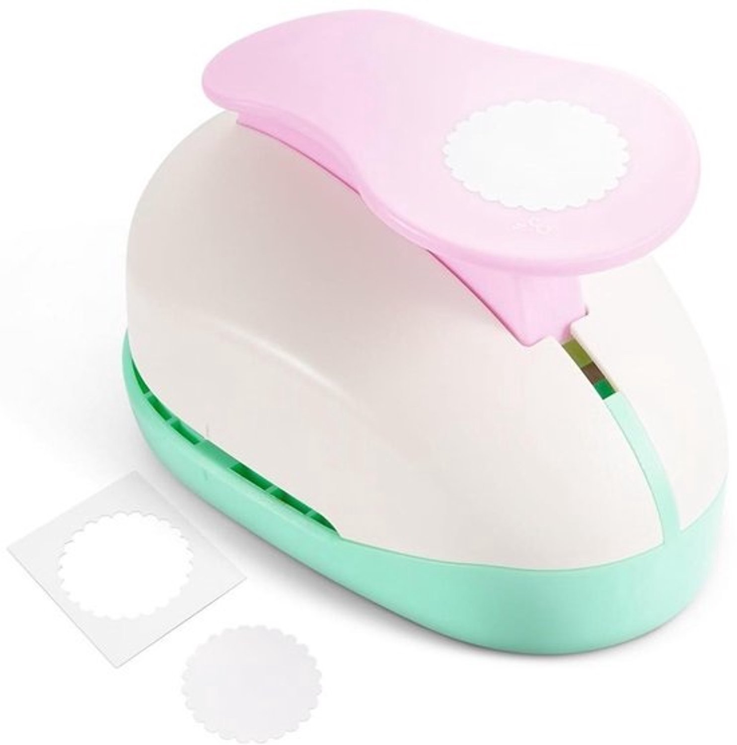 Papier Punch - Knutsel Punch - Kaarten Maken - Verschillende Vormen - 23.5 x 14 x 11 cm - Wit