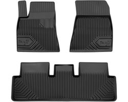 MOTOS Auto-vloermatten van rubber voor Tesla Model 3 2017-2023 Verbeter uw reiscomfort met Anti-Slip Mat Car No.77- Vloermatten voor alle weersomstand