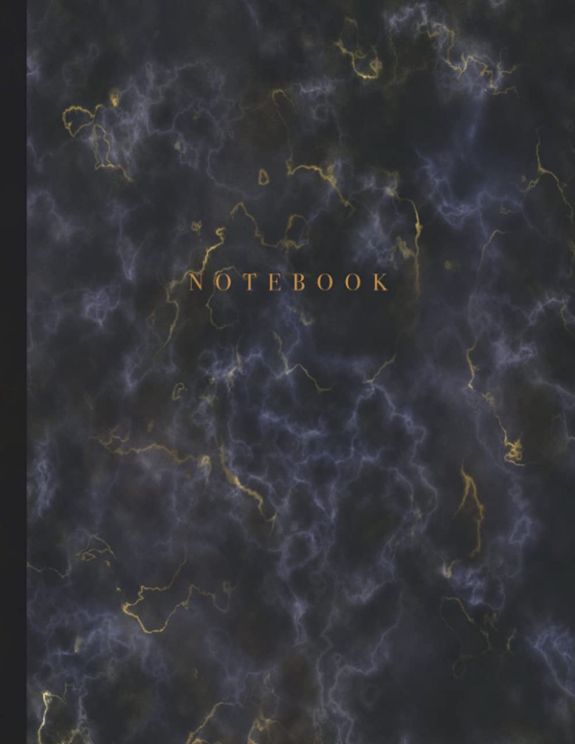 Notebook: Marble look-college ruled-100 pages-size 8.5 x 11 - ShopVlot