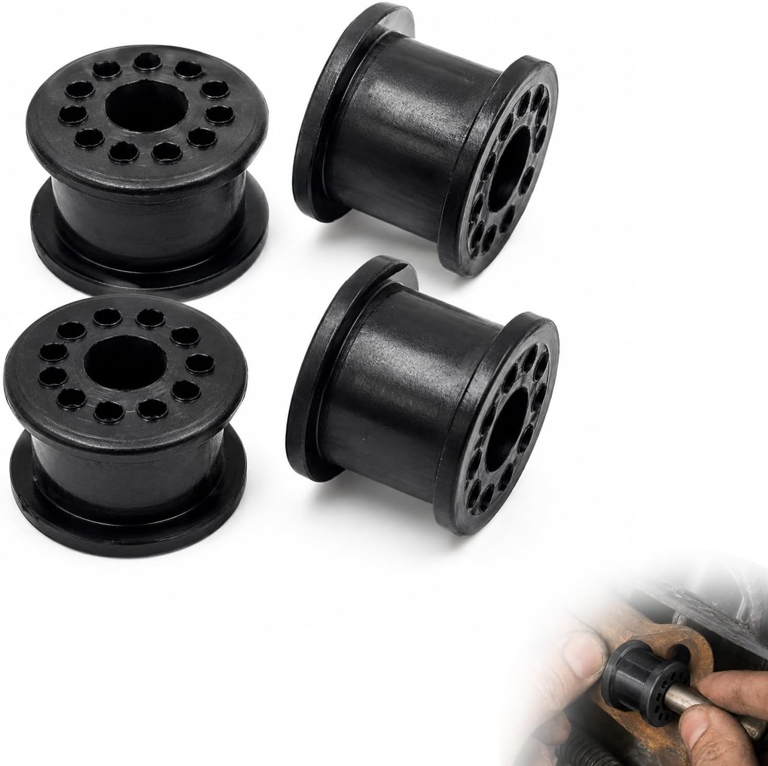 Schakelhendel afdichting - 4 stuks - zwart - voor Ford Fiesta en Focus - Homevero