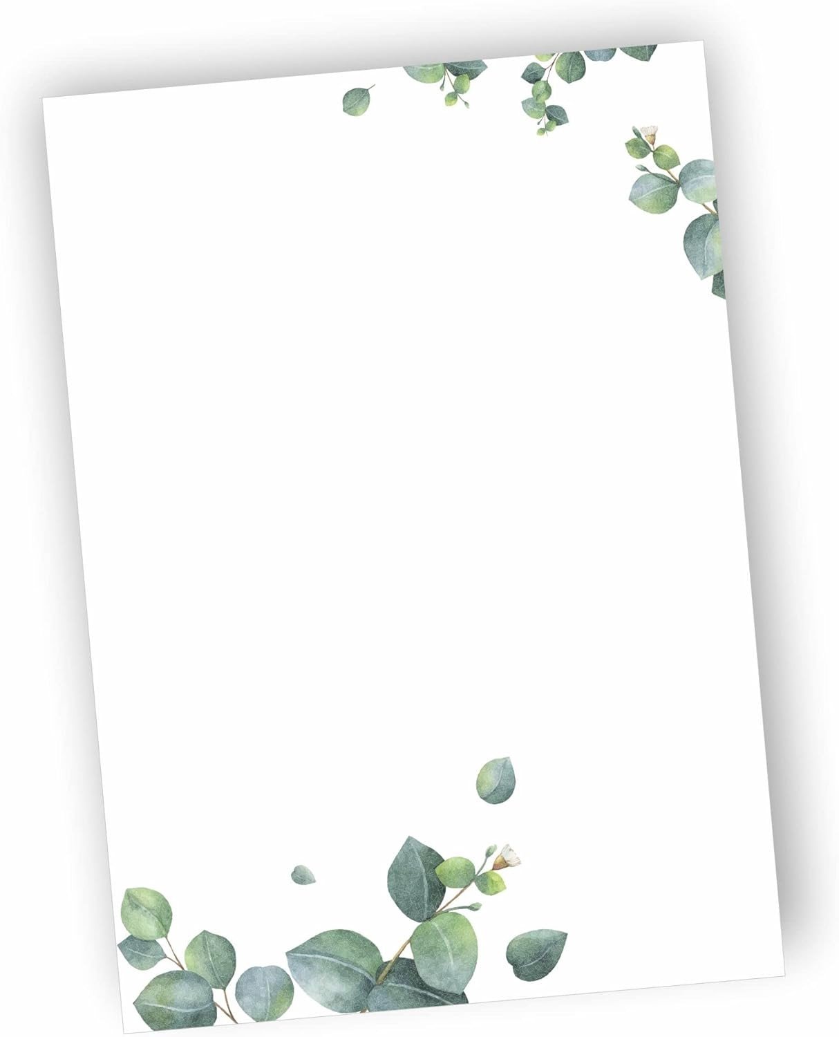 Eucalyptus Briefpapier - Wit - DIN A4 - 90 g/m² Offsetpapier - Voor Schrijven en Printen