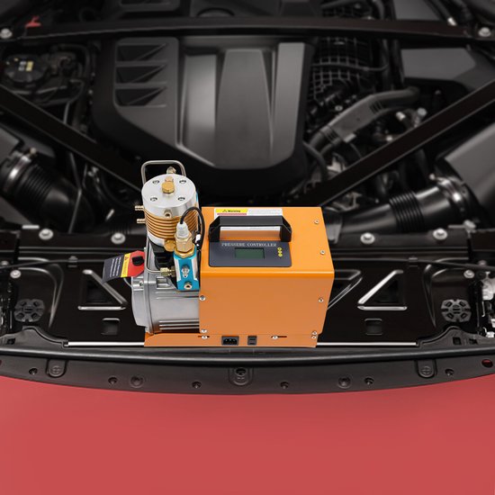 Hogedruk Luchtcompressor Pomp - 1.8 kW Vermogen - 220 V Spanning - 30 MPA Druk - Koperen Motor - Elektrische Compressor — afbeelding 2