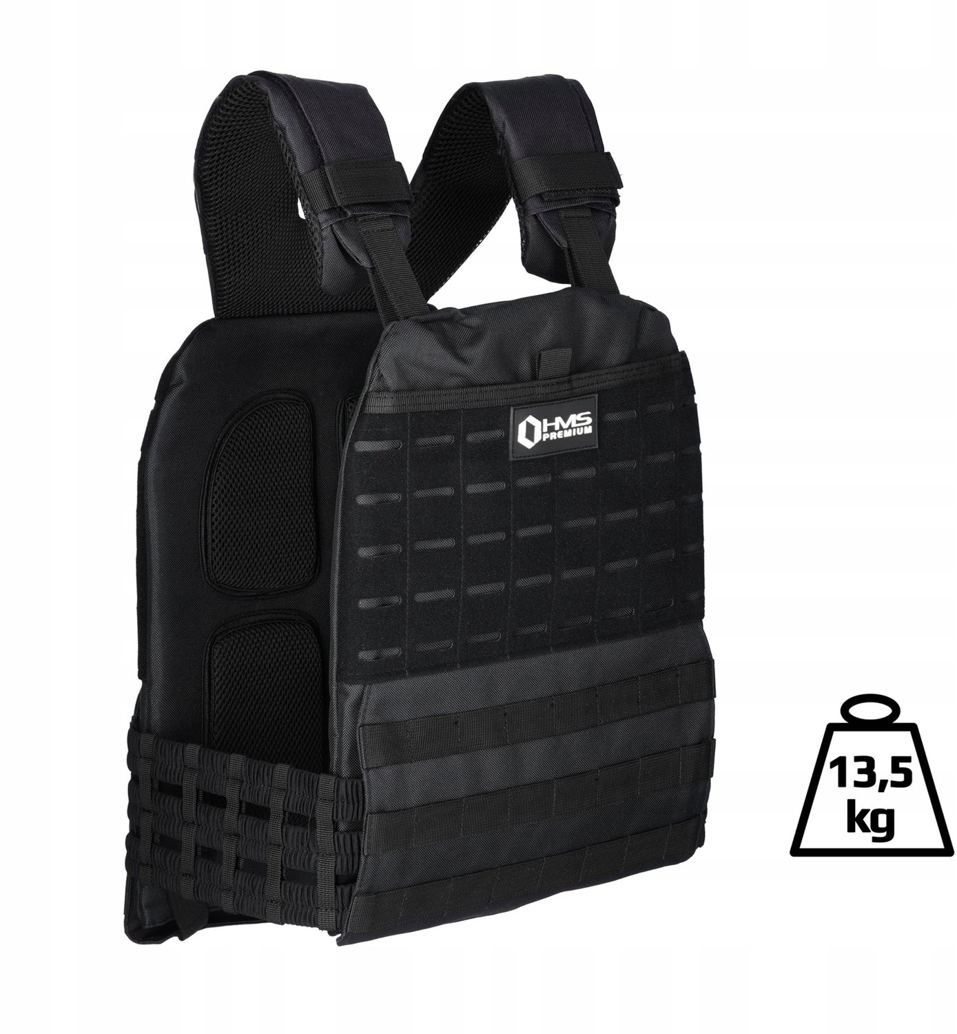 Merkloze Trainingsvest met Verzwaringsplaten - 13.5 kg