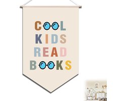 CANIPHA Kids leeshoek Boho klaslokaal decor, minimalistisch natuurlijk fris ontwerp, geschikt voor klaslokaal, bibliotheek, boekhoeken