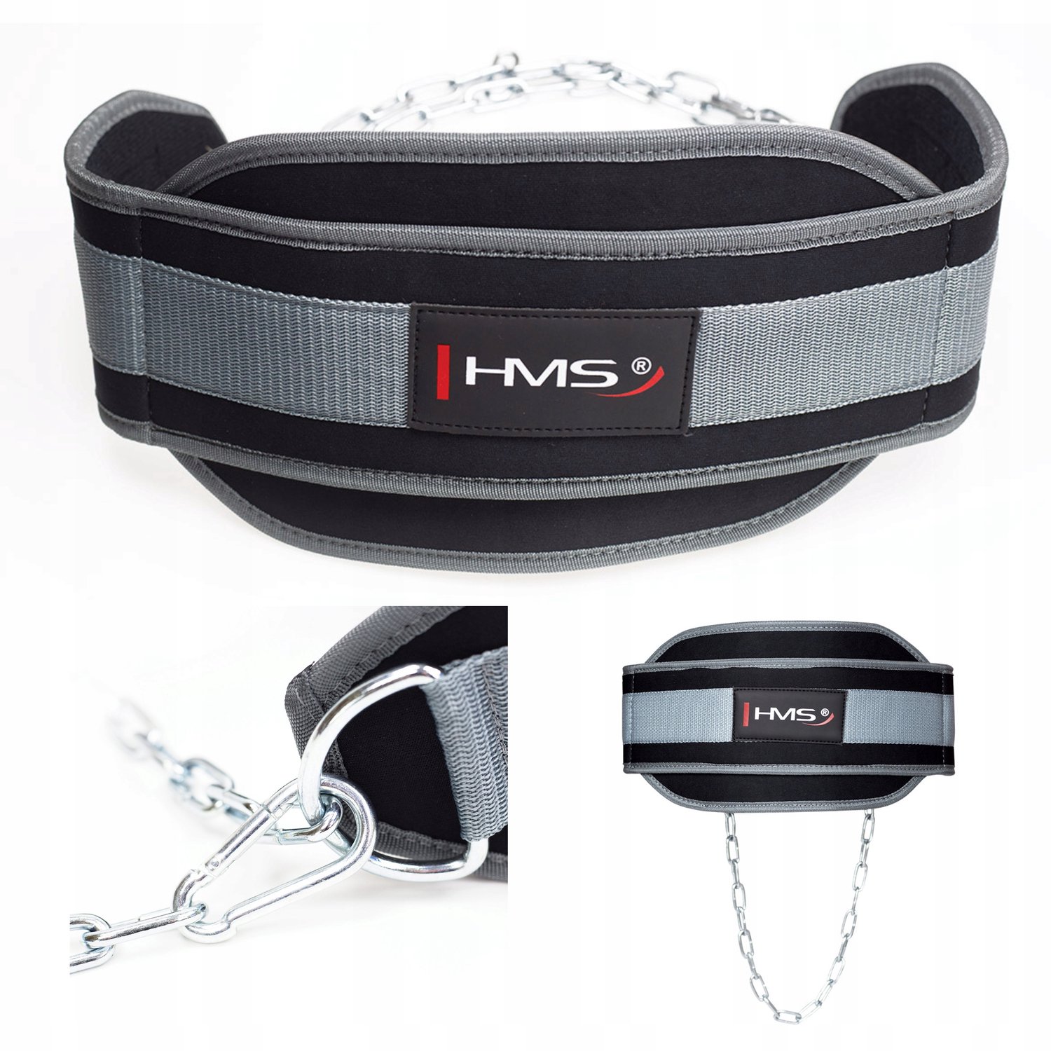 HMS PST04 Trainingsgordel met Ketting voor Extra Gewicht - Verstelbaar