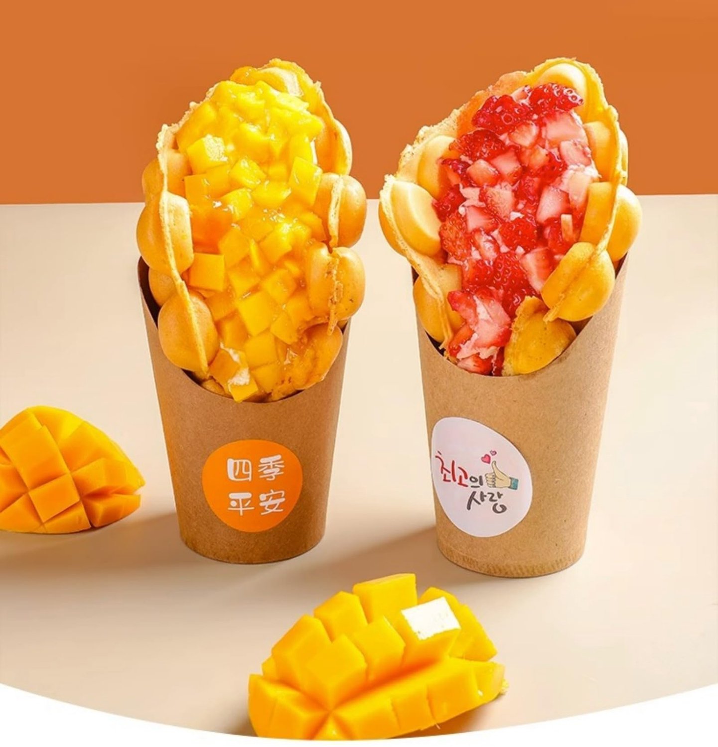 50 STKS 300 ml French Fry Cups, kraftpapier Cups, Wegwerpbare French Fries Holder, Bruin Kraft Papier Charcuterie Cup
