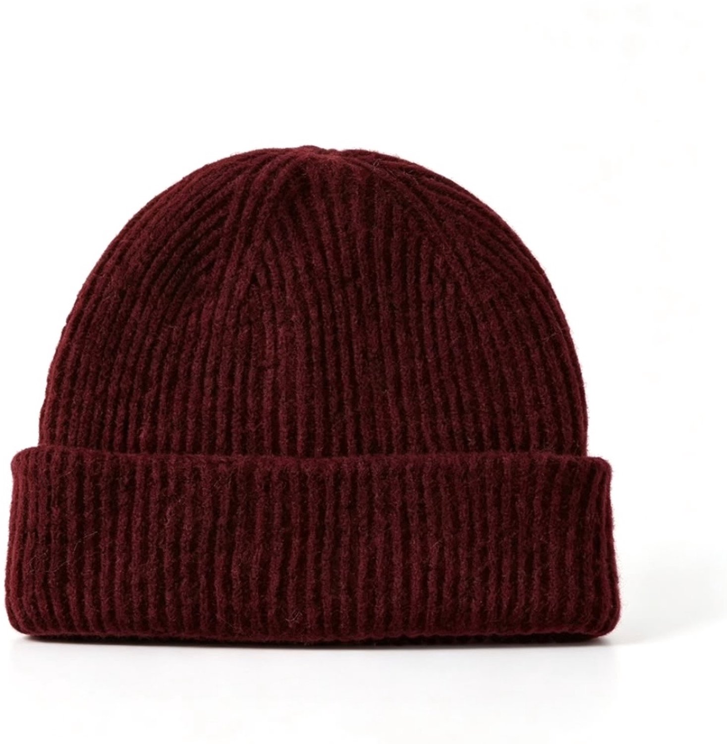 Beanie - long beanie - muts met omslag - rode beanie muts - Long beanie - warme muts - lange muts - muts beanie - red beanie - Muts - bordeaux rode muts - longbeanie - beanie - wintermuts - winter accessoires - warme beanie - dikke muts -wollen muts