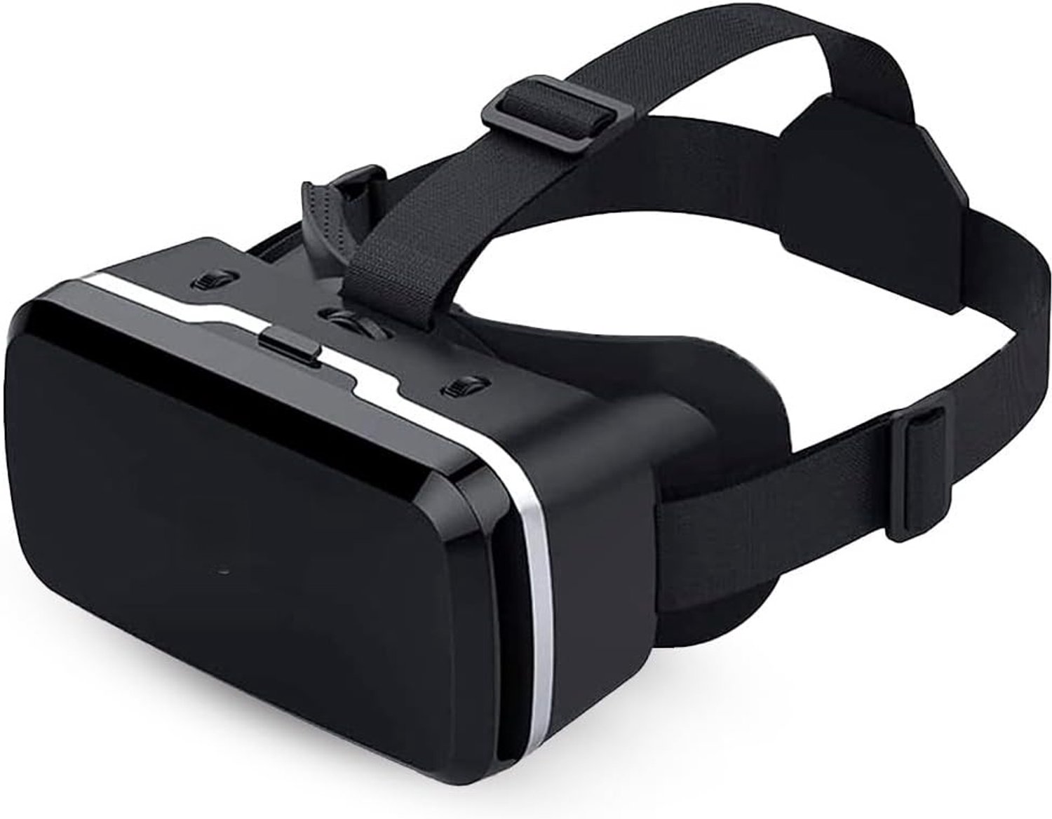 QEVA VR Bril - Virtual Reality Bril - VR Headset - Zwart - 15cm x 20cm x 10cm