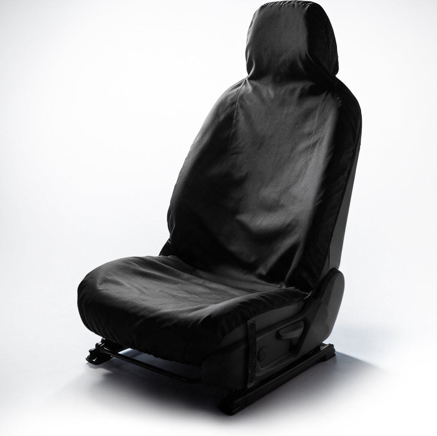NOVOB® Autostoelhoes - Universeel - Monteurshoes - Beschermhoes - Autostoel Hoes - Machinewasbaar - Met Verstelbare Gespen | Zwart