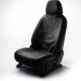 NOVOB® Autostoelhoes - Universeel - Monteurshoes - Beschermhoes - Autostoel Hoes - Machinewasbaar - Met Verstelbare Gespen | Zwart
