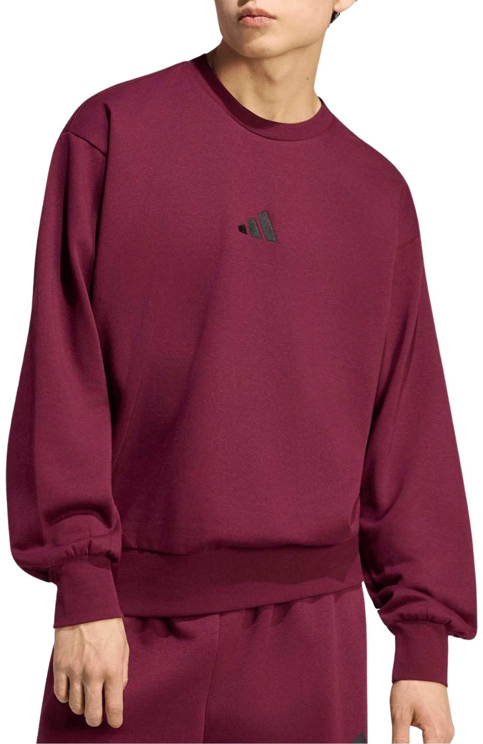 Adidas Essentials Feelcozy Sweatshirt Heren Rood