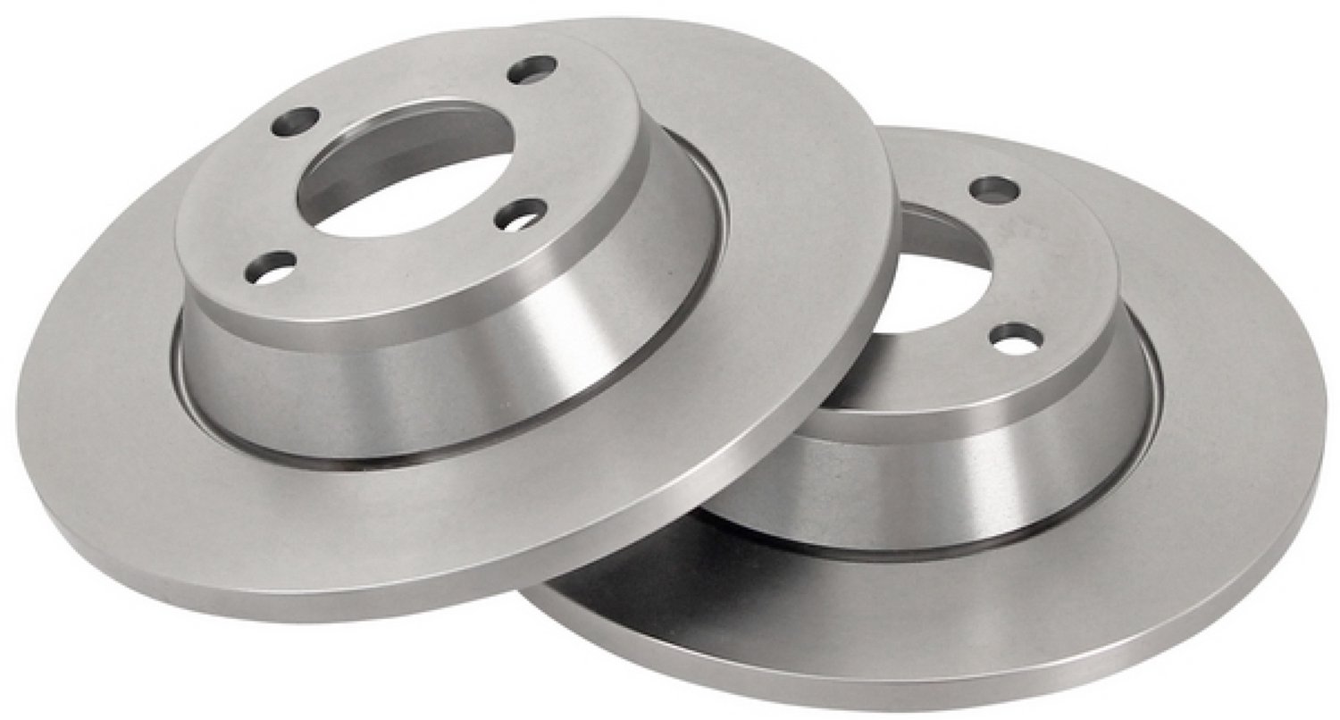A.B.S. 16201 Remschijven voor, set van 2 - Audi 80 B4 - 280 mm - massief